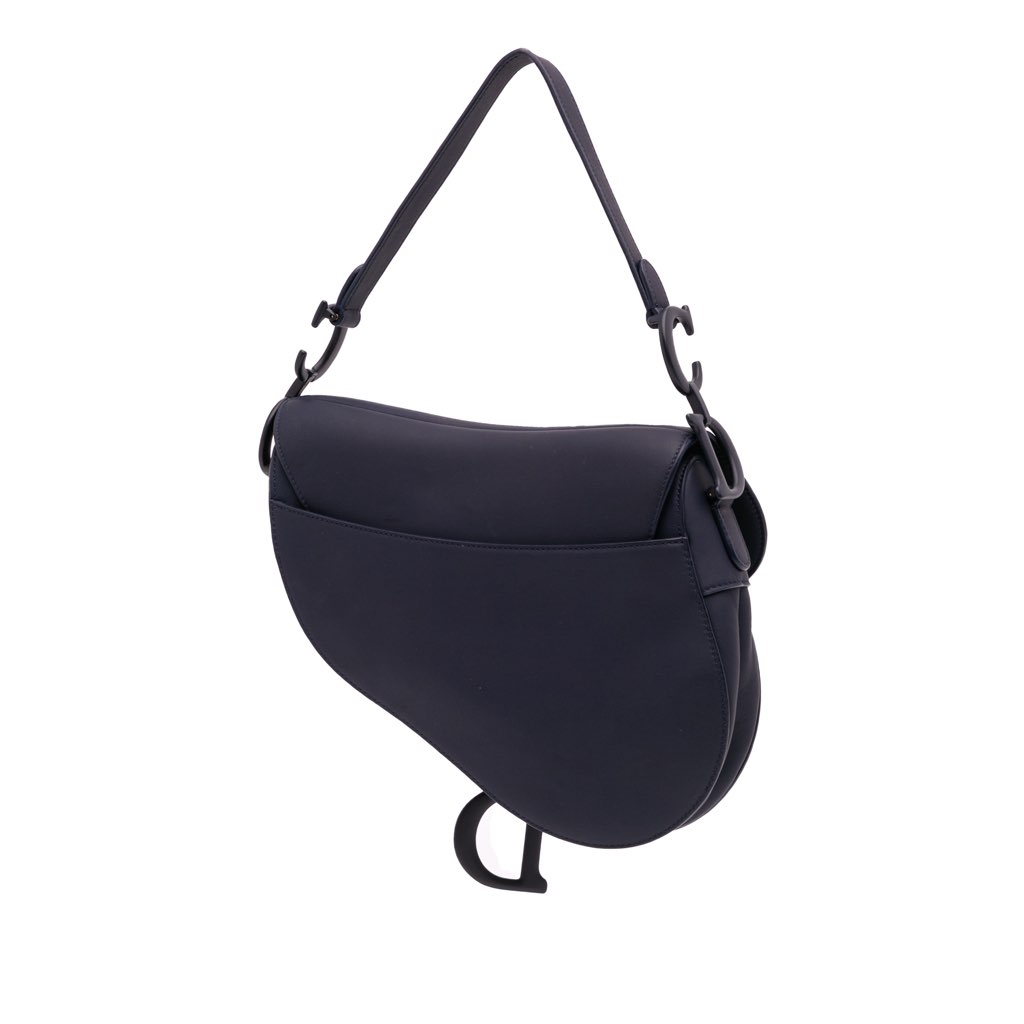 Dior Ultra Matte Calfskin Saddle Bag - Back view