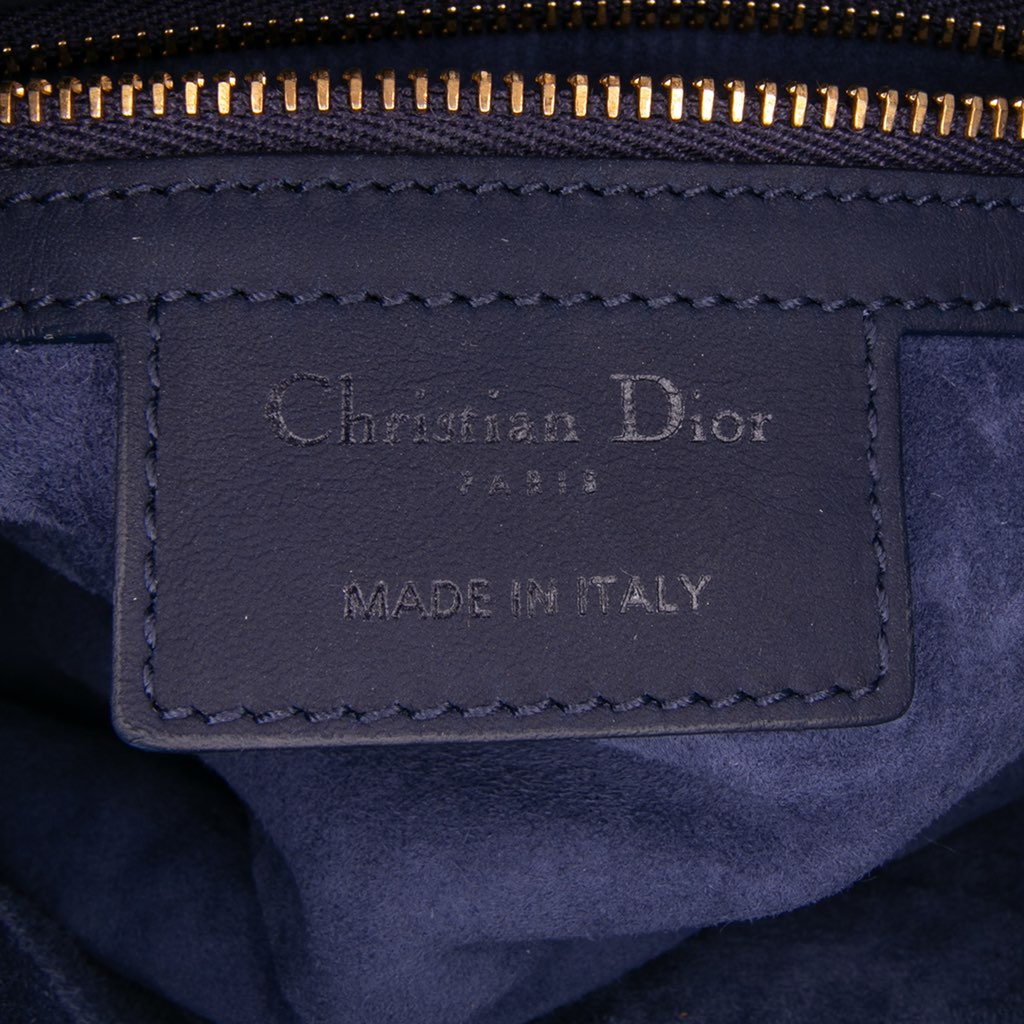 Dior Ultra Matte Calfskin Saddle Bag - Side view