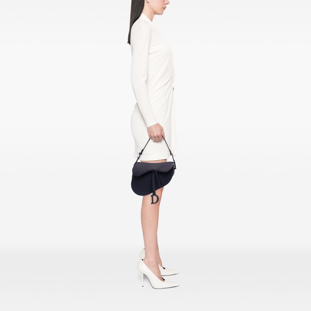 Dior Ultra Matte Calfskin Saddle Bag - Image 12
