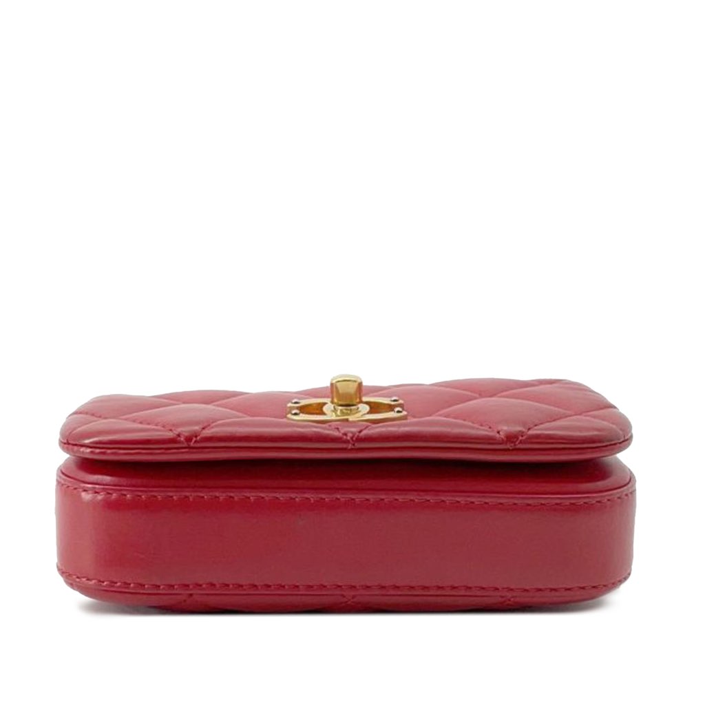 Chanel Mini Quilted Calfskin Nailed CC Flap - 3