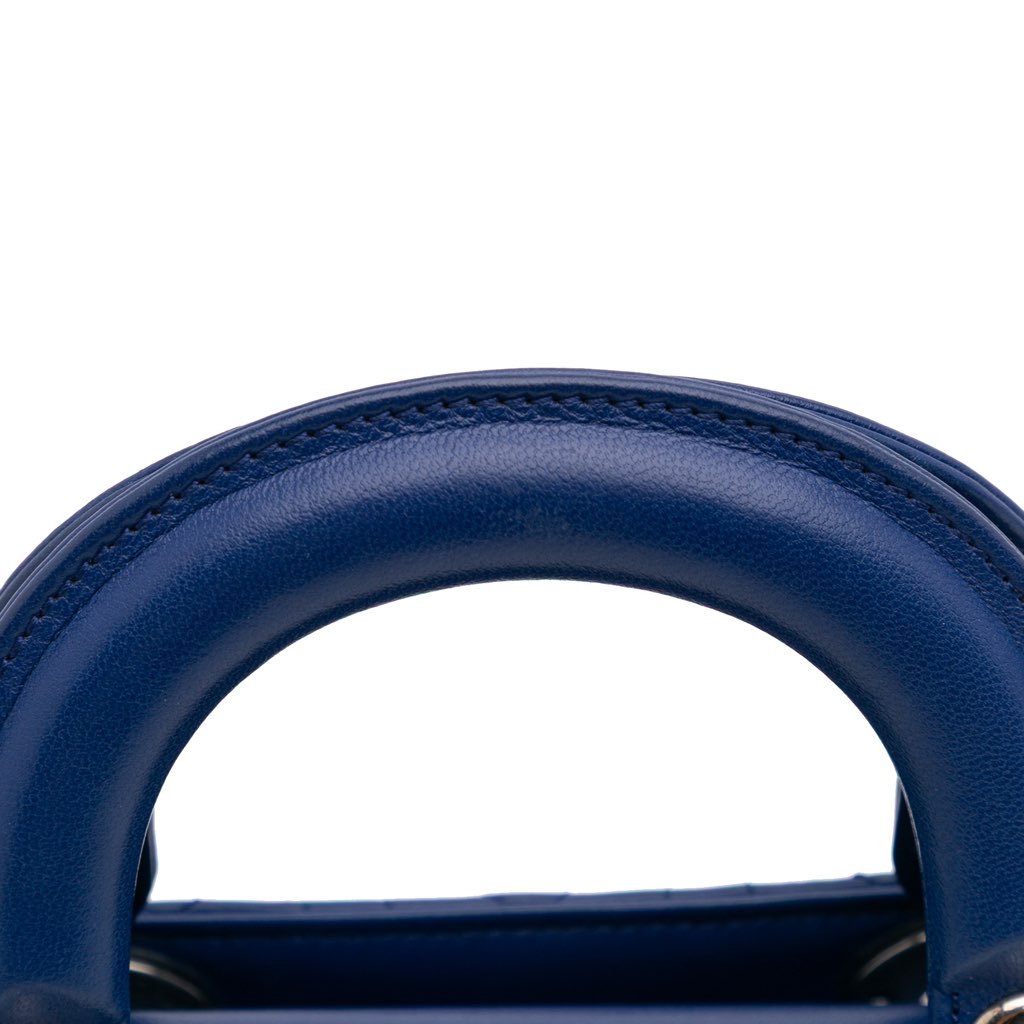 Dior Mini Lambskin Cannage Lady Dior - Image 11