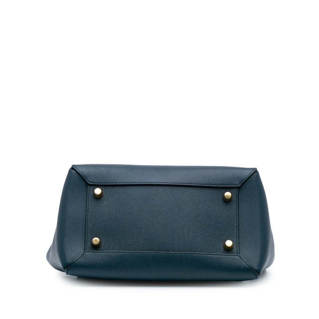 Celine Mini Grained Calfskin Belt Satchel - 3