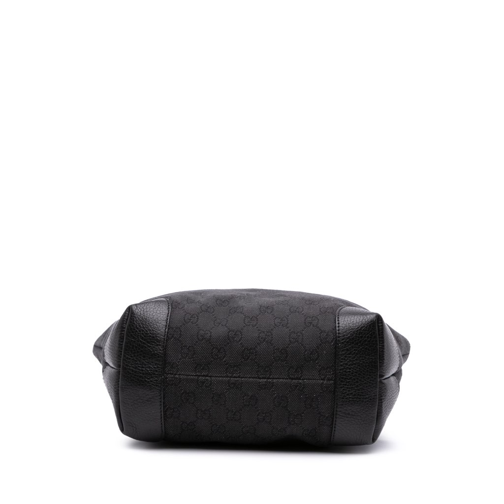 Gucci Medium GG Denim Charm Tote - Image 6