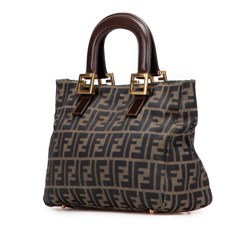 Fendi Small Zucca Canvas Twins Tote - 2