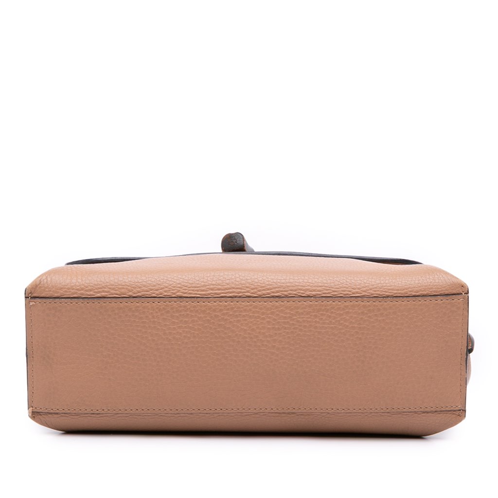 Gucci Small Leather Bamboo Daily Satchel - Image 6