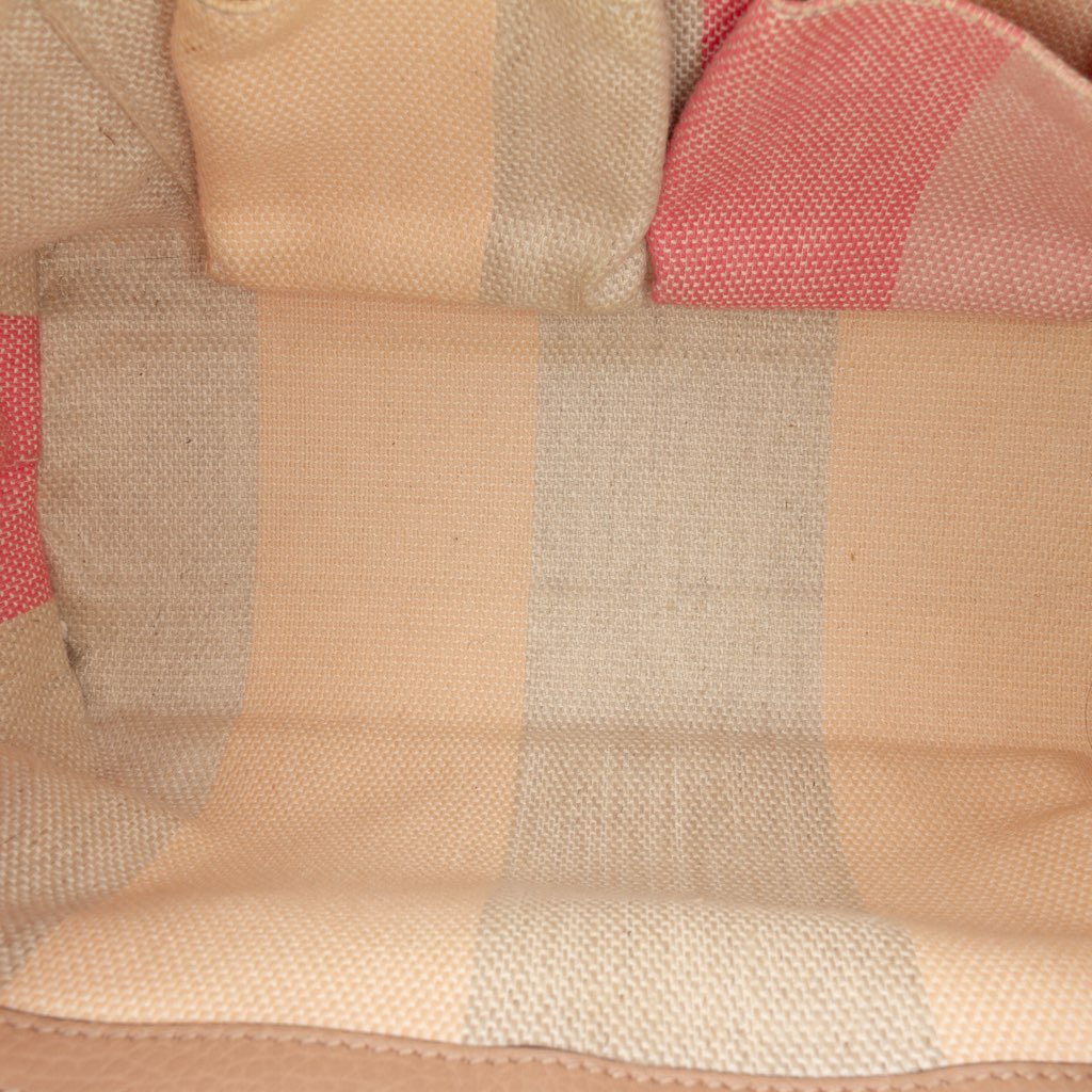 Gucci Small Leather Bamboo Daily Satchel - 4