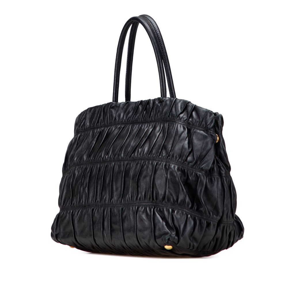 Prada Nappa Gaufre Bow Tote - Back view