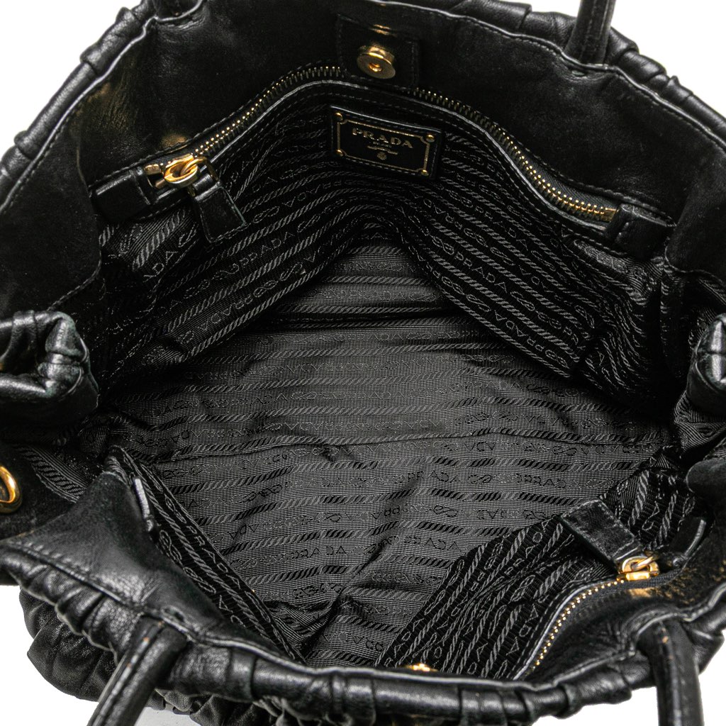 Prada Nappa Gaufre Bow Tote - 4
