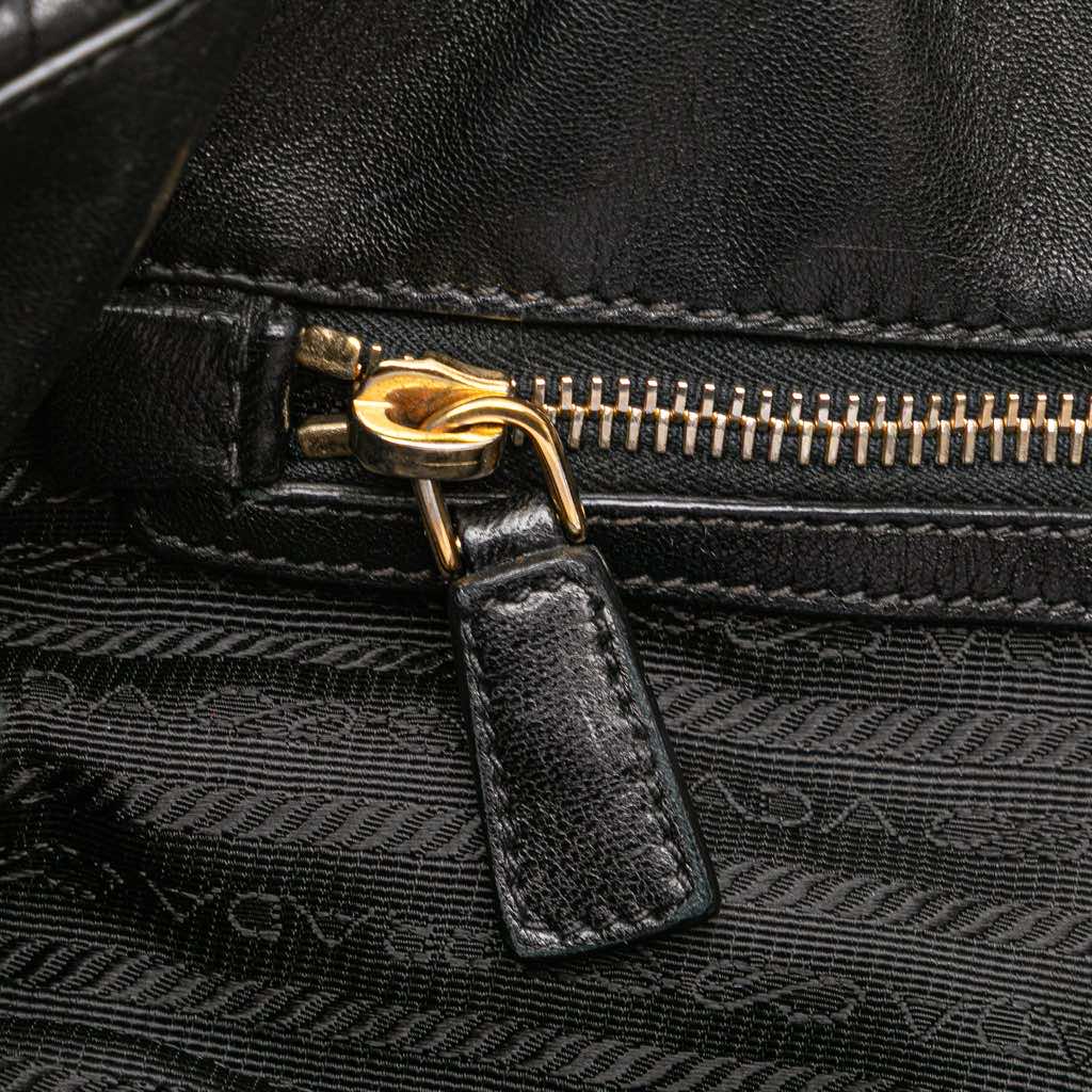 Prada Nappa Gaufre Bow Tote - Image 10