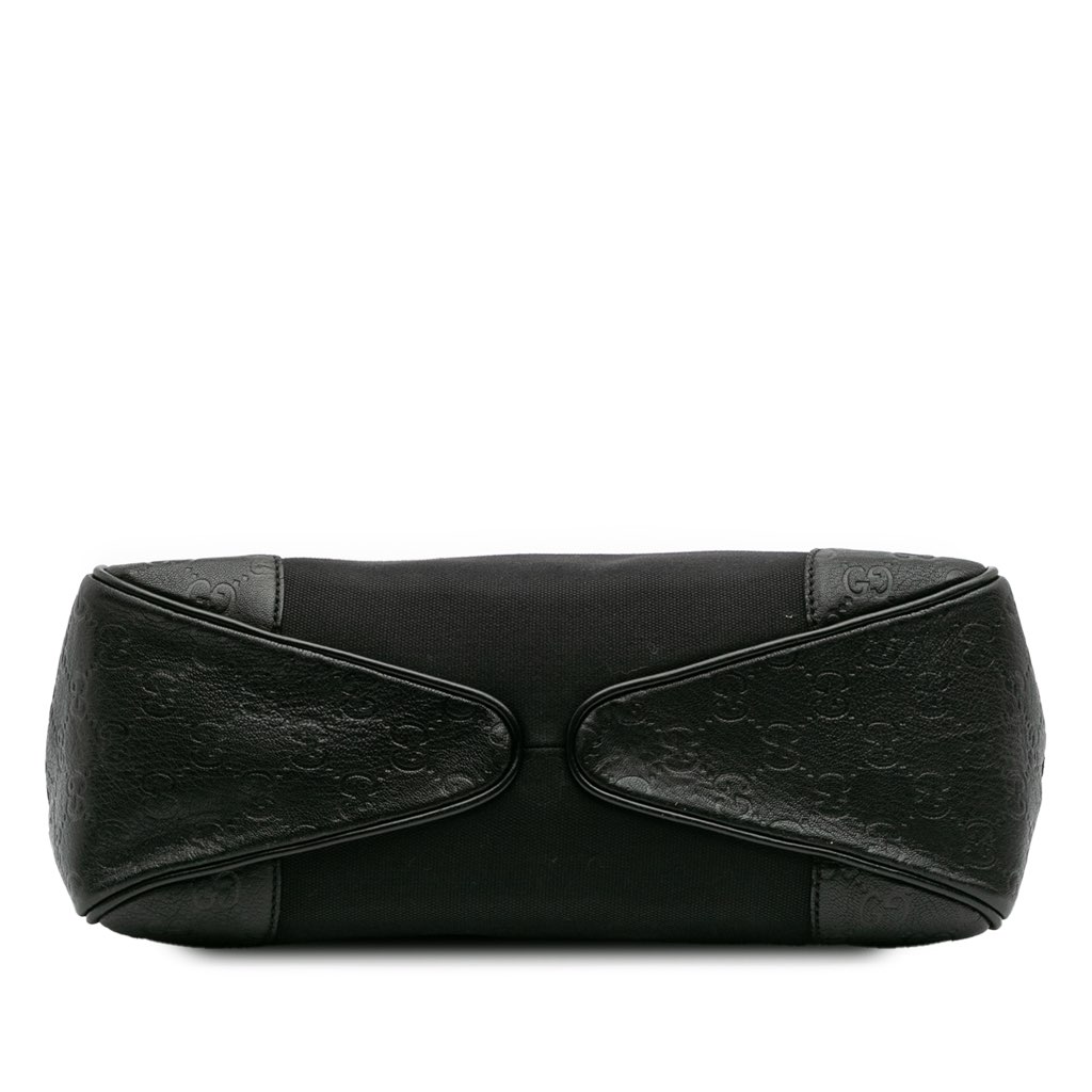 Gucci Guccissima Trimmed Canvas Colbert Shoulder Bag - Image 6