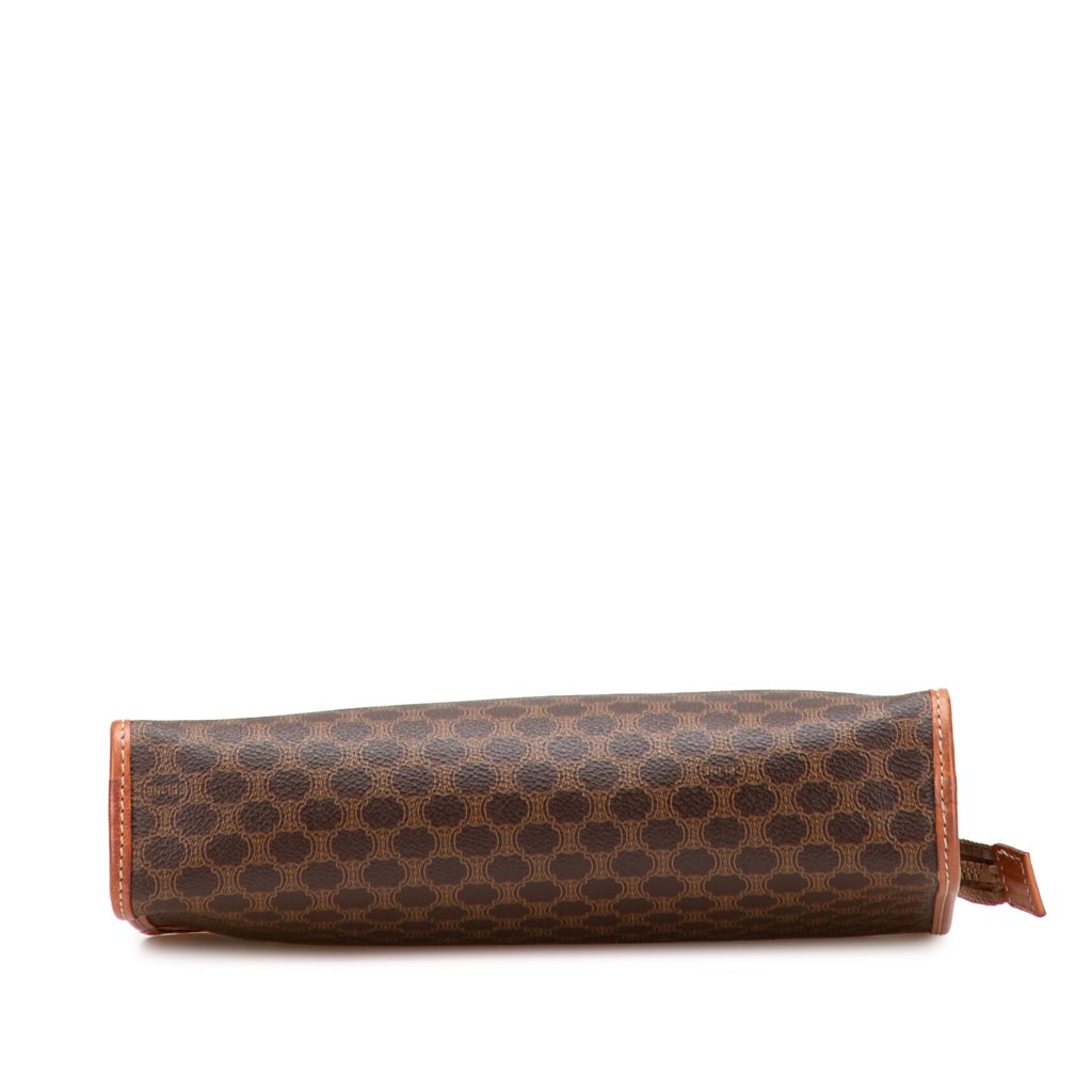 Celine Macadam Coated Canvas Clutch - 3