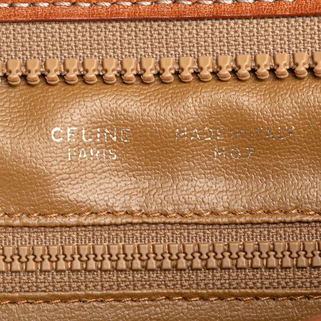 Celine Macadam Coated Canvas Clutch - 5