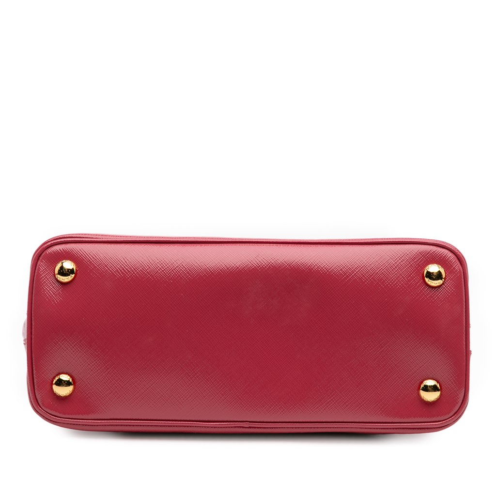 Prada Small Saffiano Vernice Promenade Satchel - 3