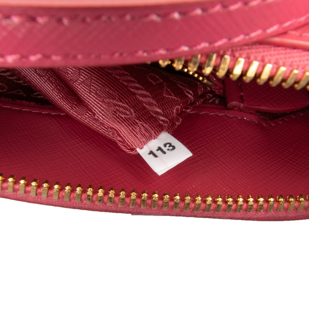 Prada Small Saffiano Vernice Promenade Satchel - 5