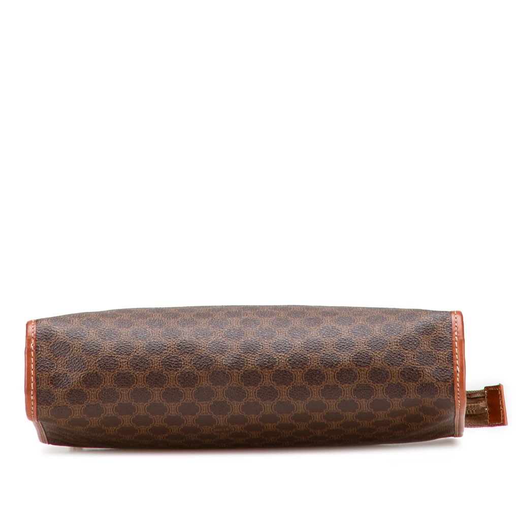 Celine Macadam Coated Canvas Clutch - 3