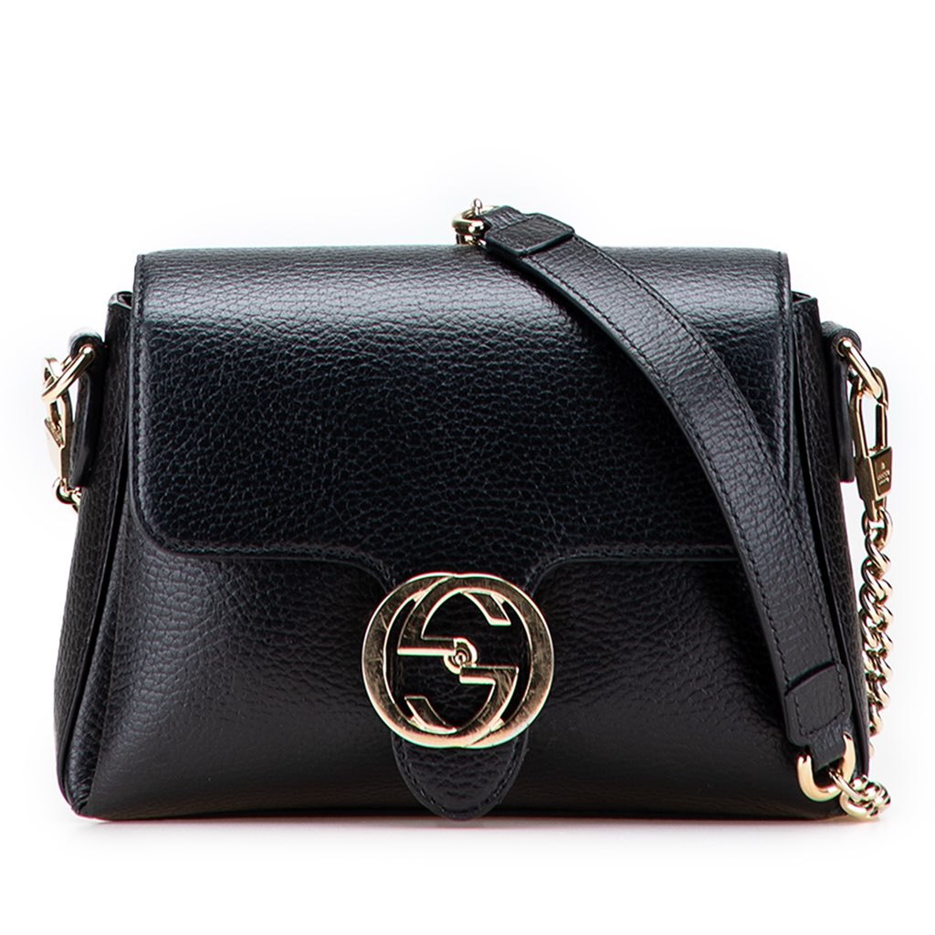 Gucci Small Dollar Calfskin Interlocking G Crossbody