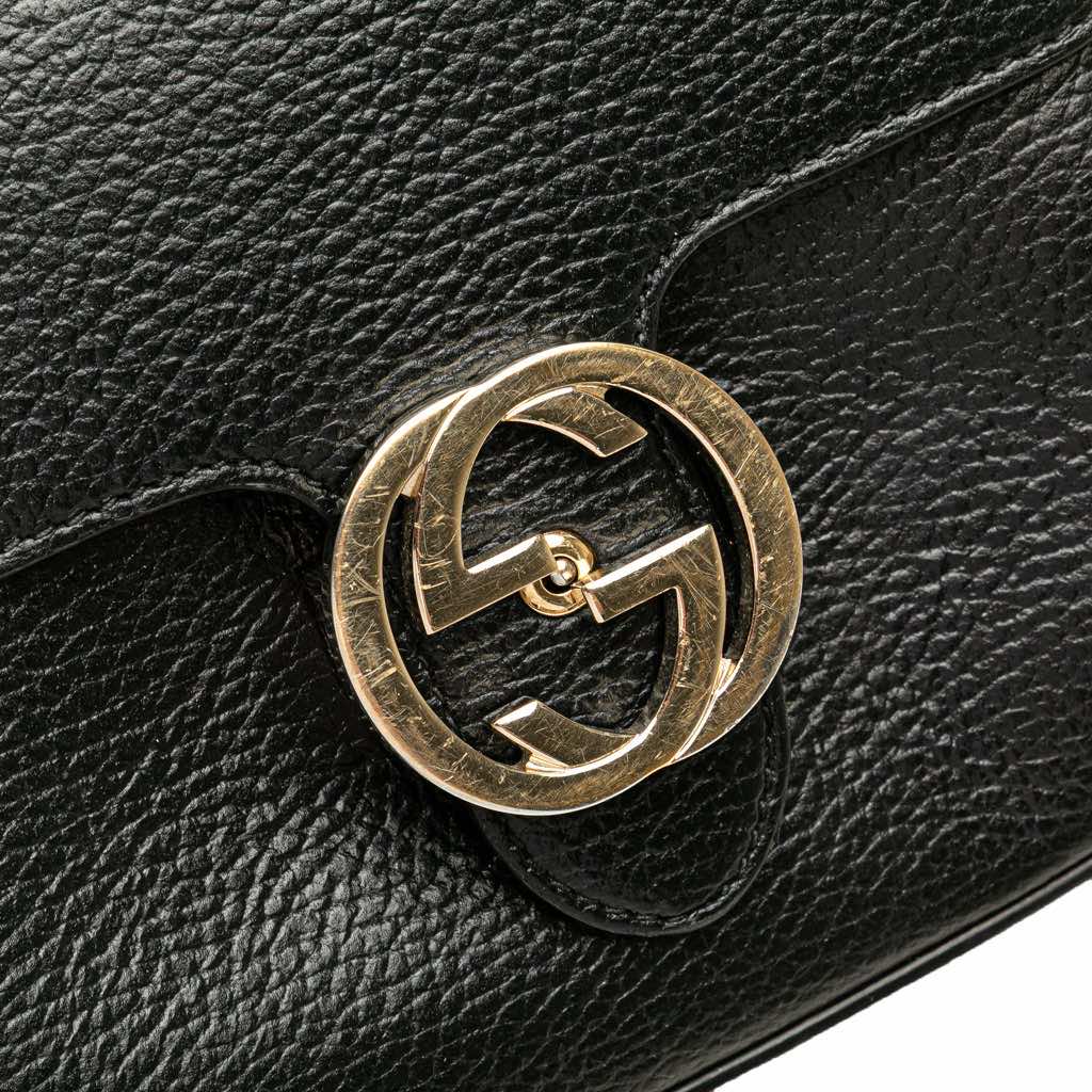Gucci Small Dollar Calfskin Interlocking G Crossbody - Image 11