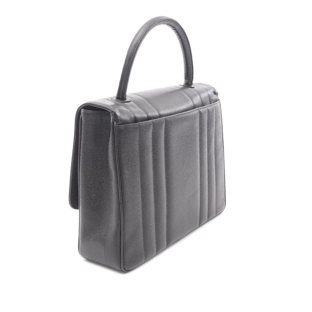 Chanel Caviar Mademoiselle Kelly Top Handle Bag - 2