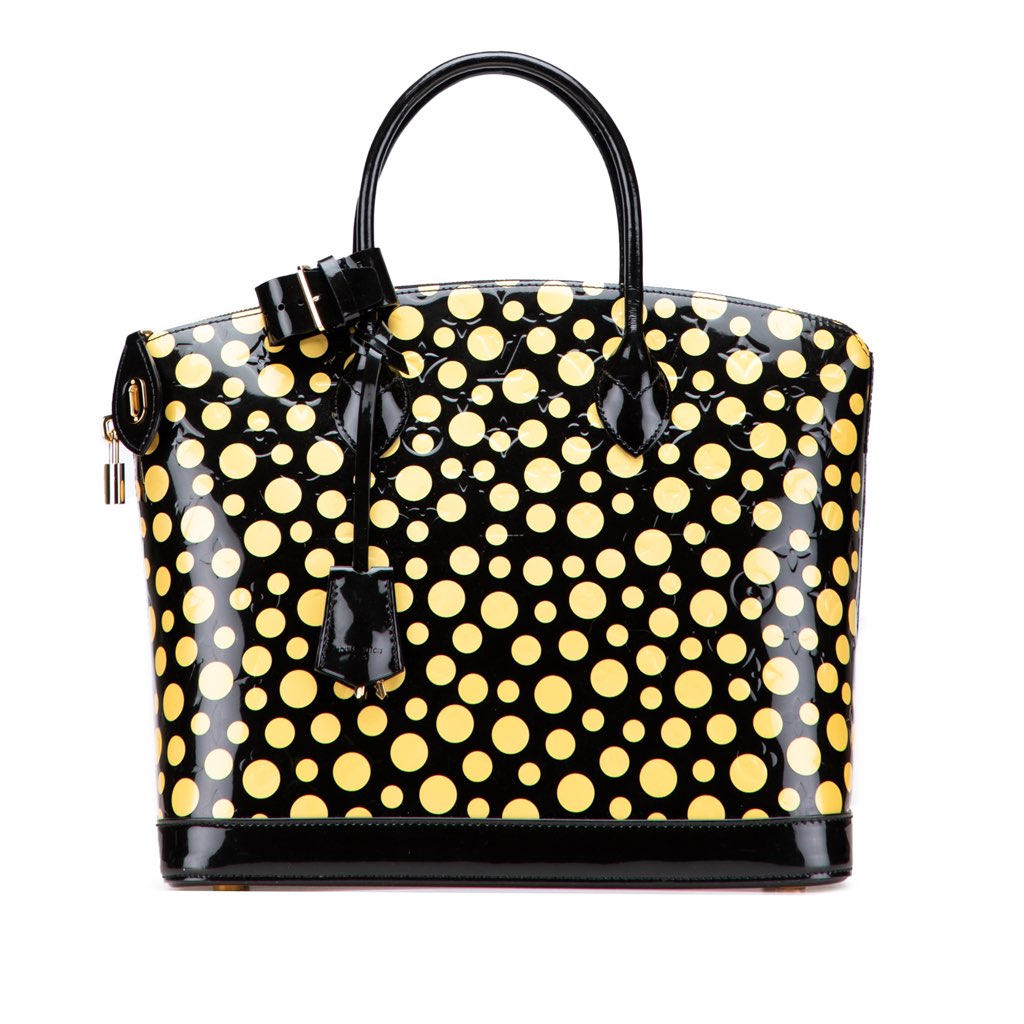 Louis Vuitton Yayoi Kusama Monogram Infinity Dots Lockit MM