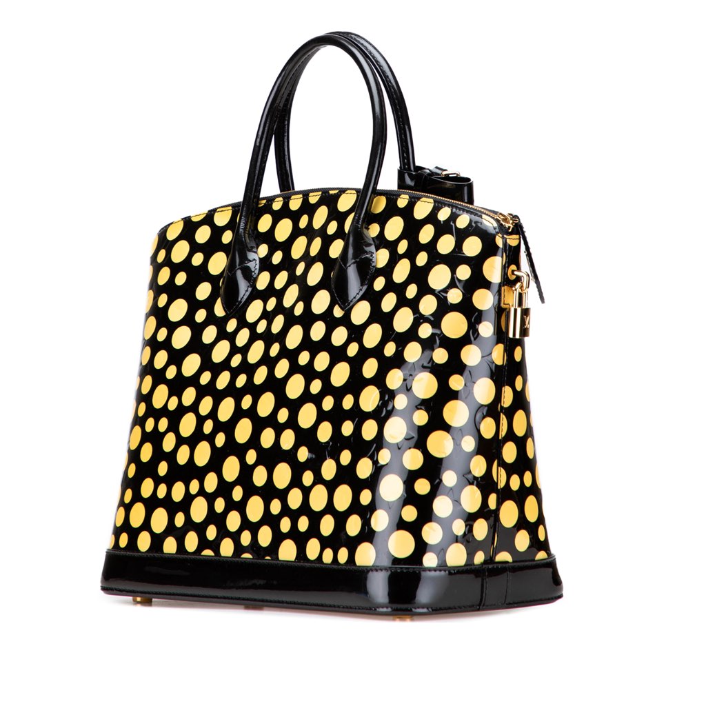 Louis Vuitton Yayoi Kusama Monogram Infinity Dots Lockit MM - Back view