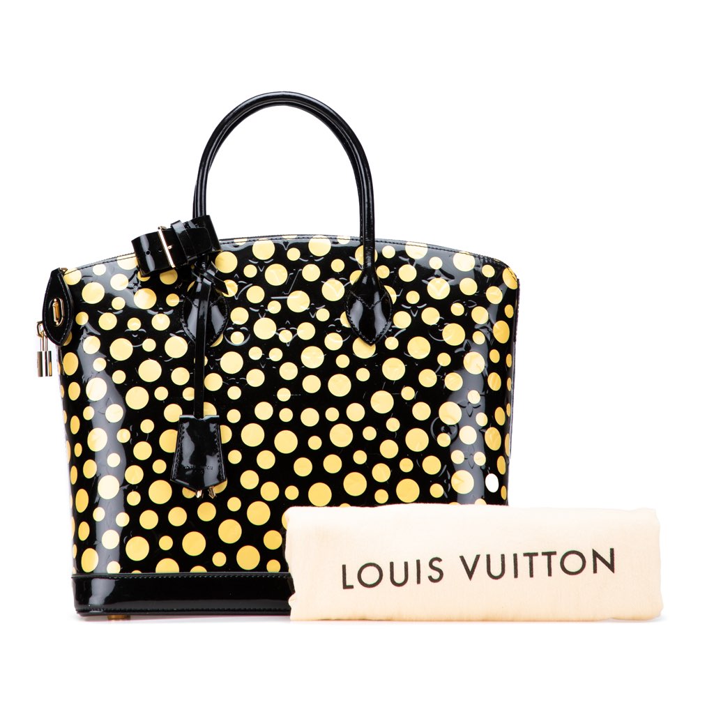 Louis Vuitton Yayoi Kusama Monogram Infinity Dots Lockit MM - Image 13