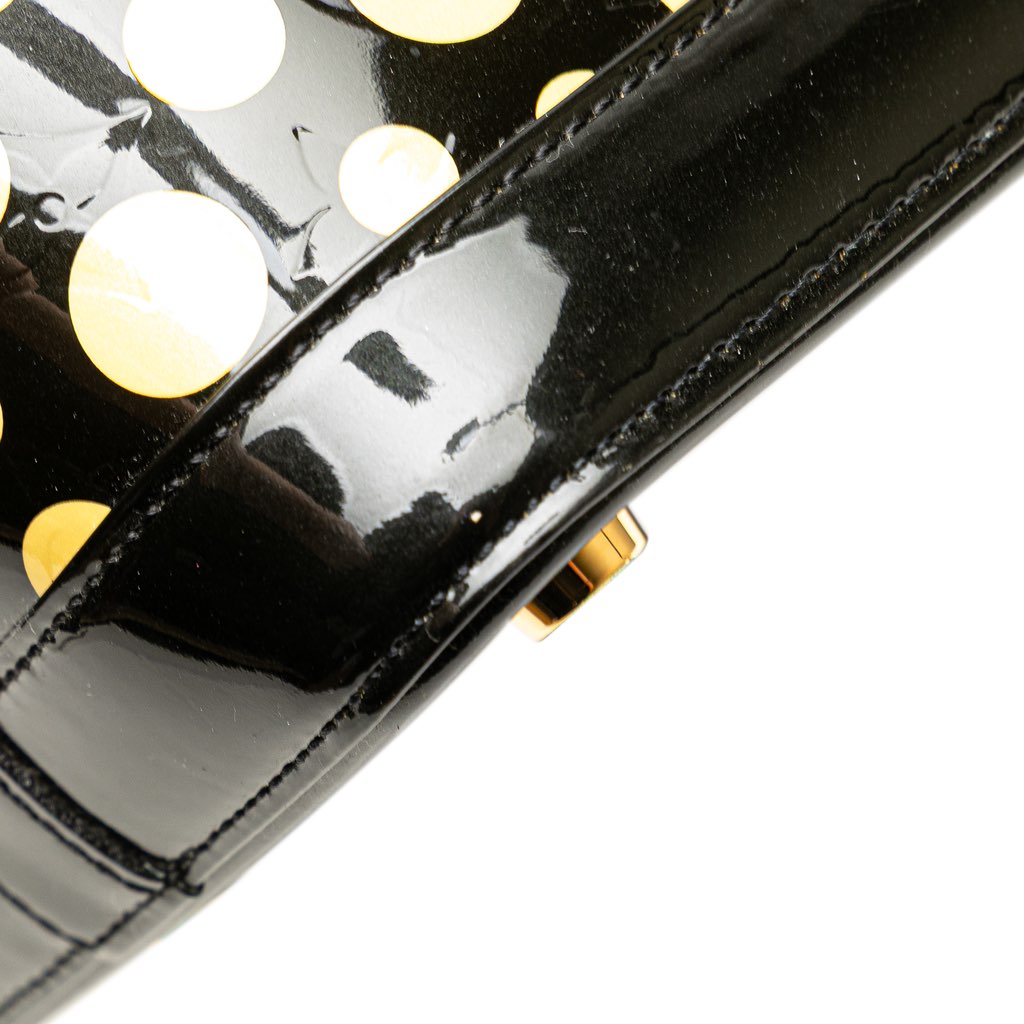 Louis Vuitton Yayoi Kusama Monogram Infinity Dots Lockit MM - Image 11