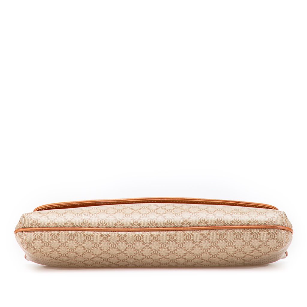 Celine Macadam Coated Canvas Clutch - Image 6