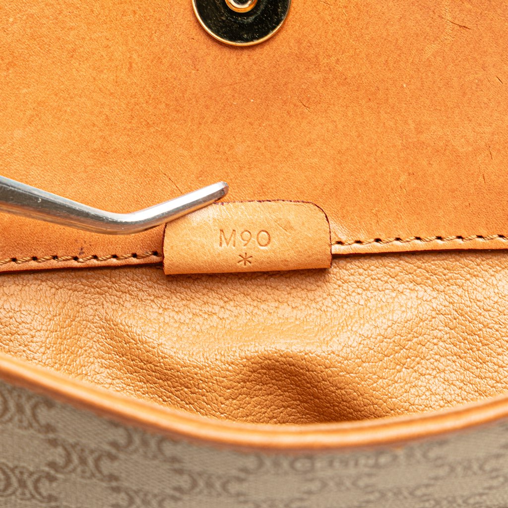 Celine Macadam Coated Canvas Clutch - Detail 1