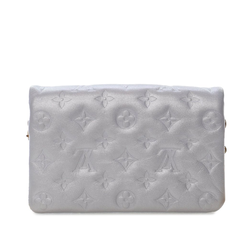 Louis Vuitton Monogram Embossed Lambskin Pochette Coussin - 2