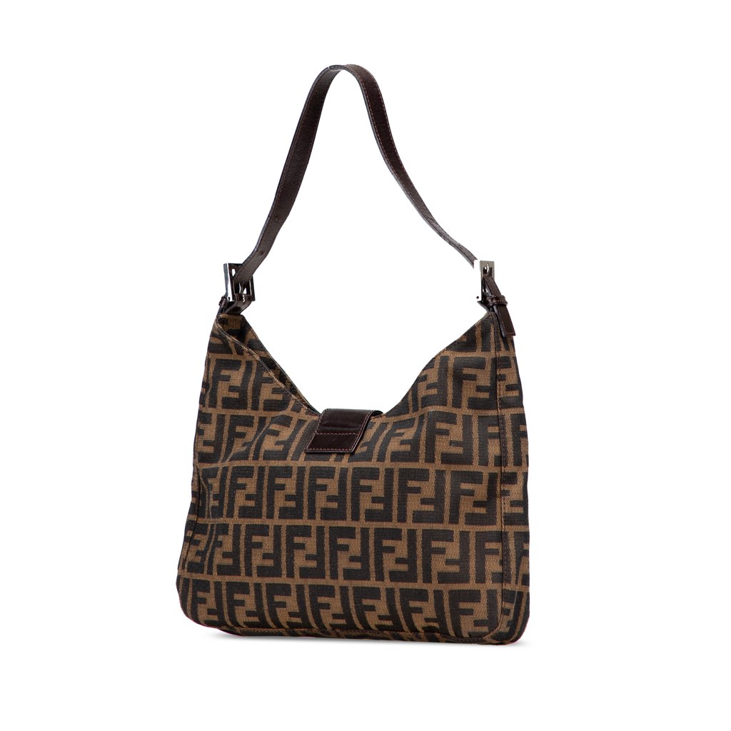 Fendi Zucca Canvas Shoulder Bag - 2