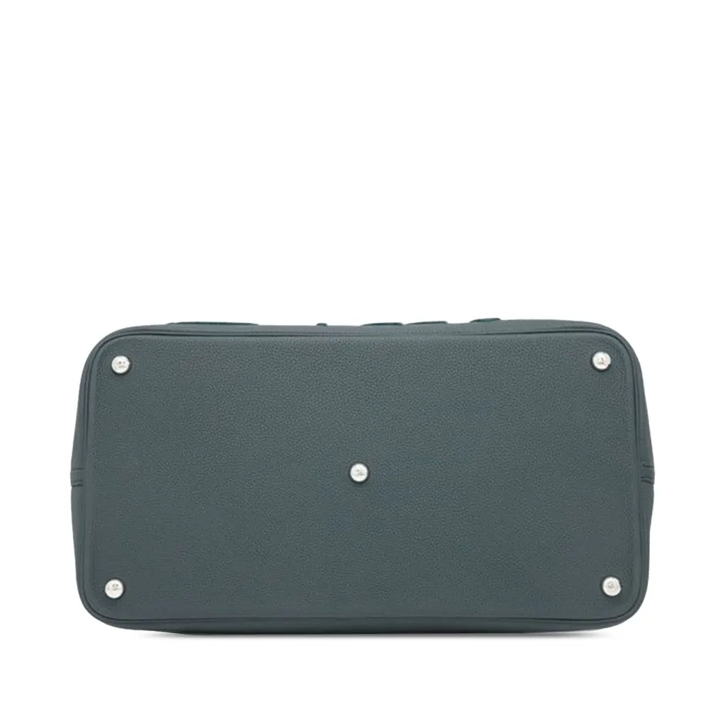 Hermès Togo Tufting Chimeres Dragon Bolide 1923 45 Green Leather Good - Inside View