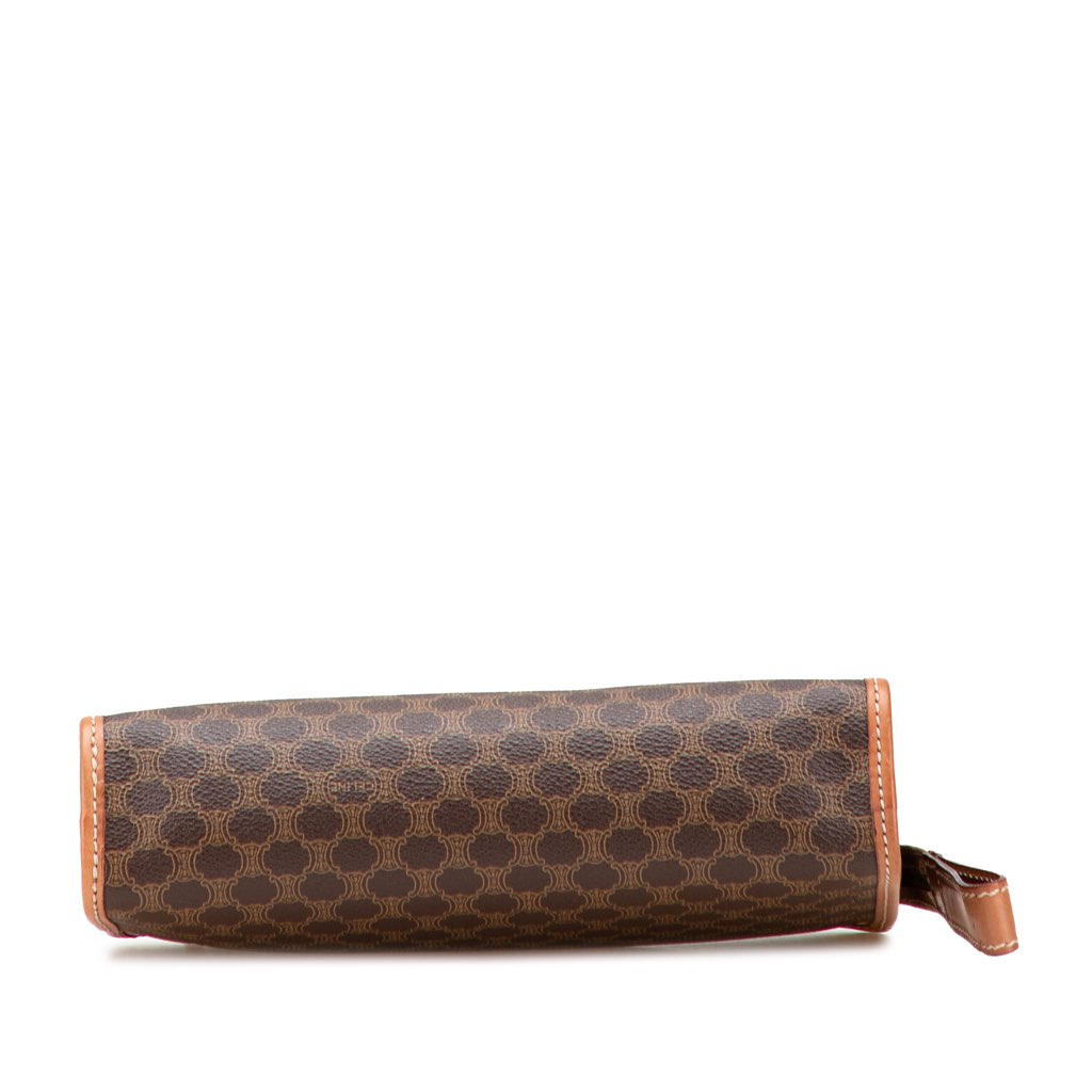 Celine Macadam Coated Canvas Clutch - Image 6