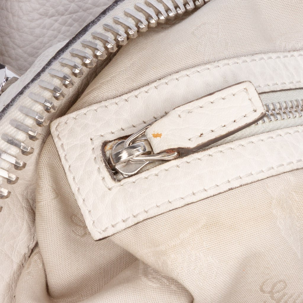 Gucci Large Pebbled Calfskin Bamboo Bar Tassel Tote - Detail 2