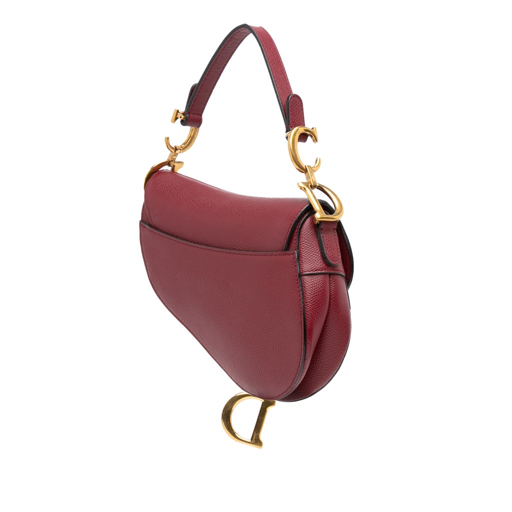 Dior Mini Grained Calfskin Saddle Bag - 2