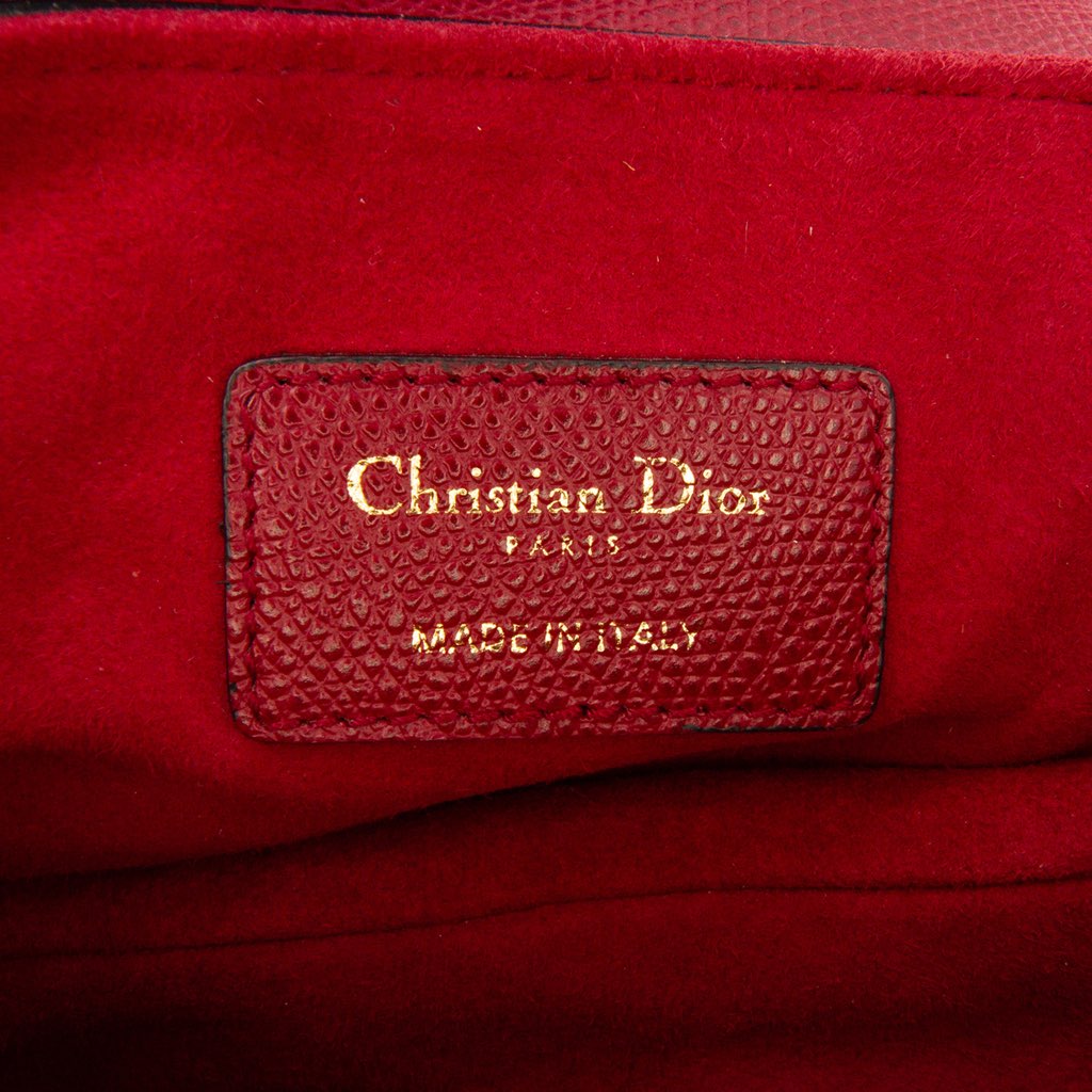 Dior Mini Grained Calfskin Saddle Bag - 5