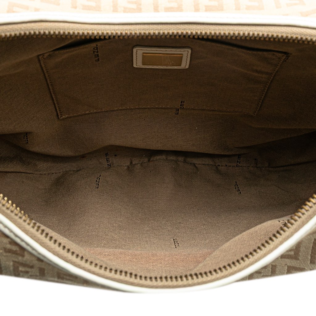 Fendi Zucchino Canvas Chef Pocket Hobo - 4