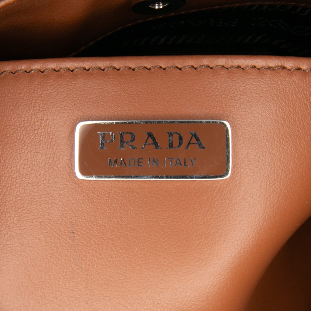 Prada Brushed Leather Cleo Shoulder Bag - 5
