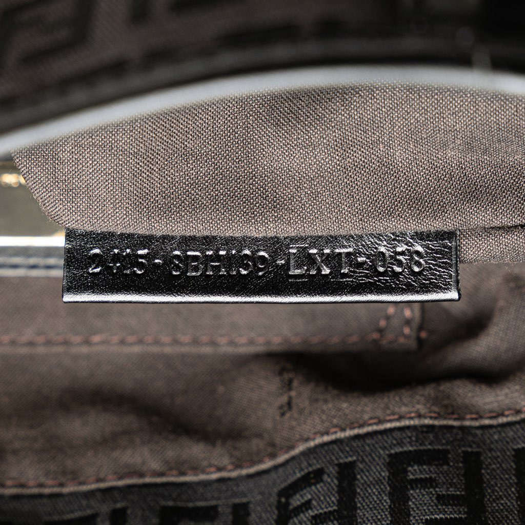 Fendi Zucchino Canvas Chef Front Pocket Shopping Tote - Detail 1