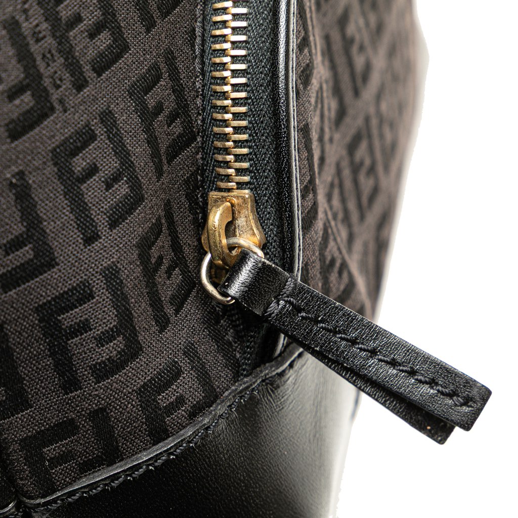 Fendi Zucchino Canvas Chef Front Pocket Shopping Tote - Detail 2
