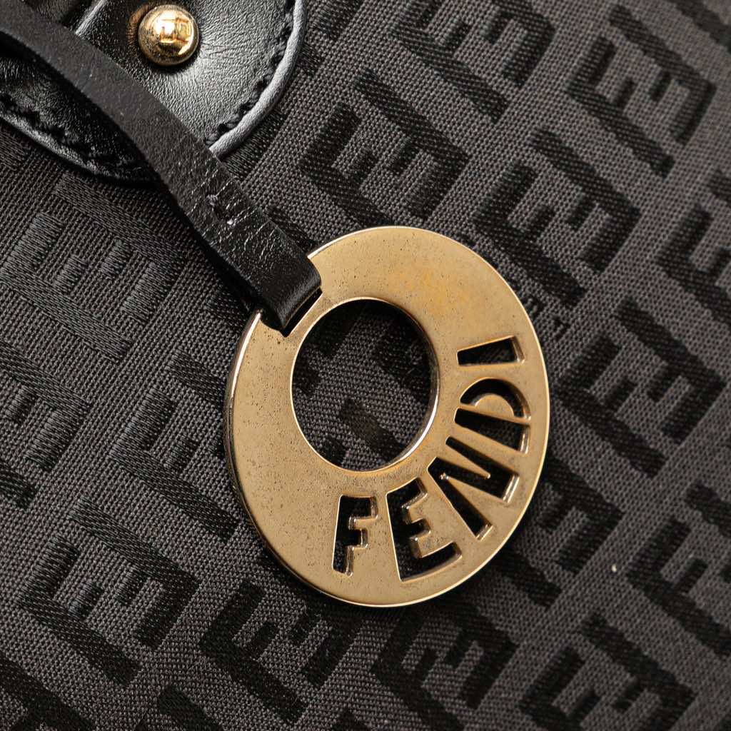 Fendi Zucchino Canvas Chef Front Pocket Shopping Tote - Image 10