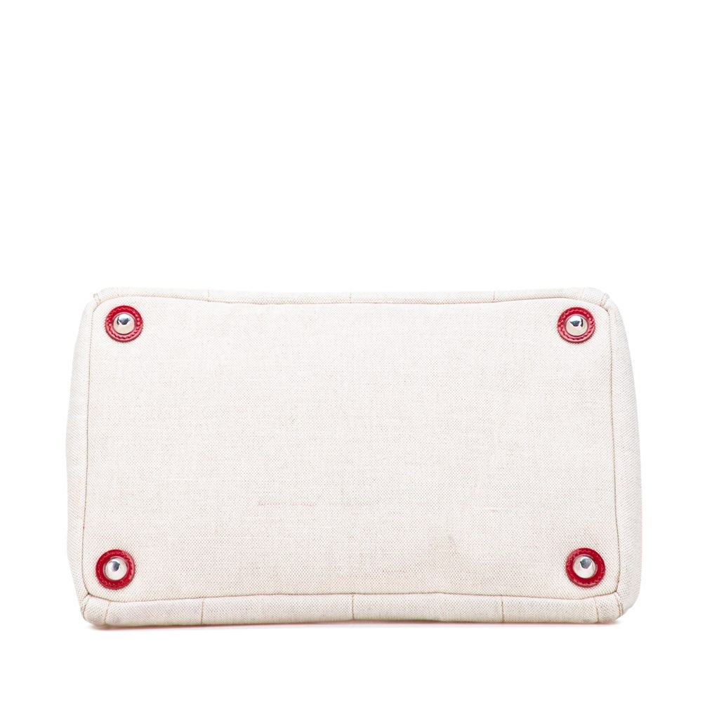 Prada Canvas Canapa Mistolino Tote - Image 6