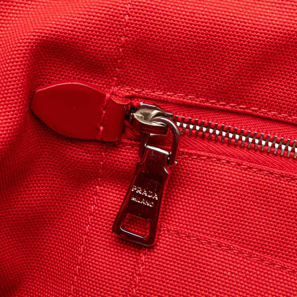 Prada Canvas Canapa Mistolino Tote - Image 10