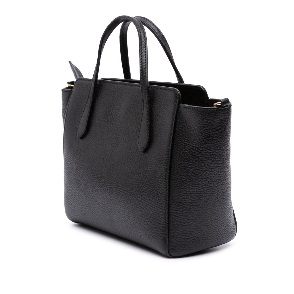 Gucci Mini Leather Swing Satchel - 2