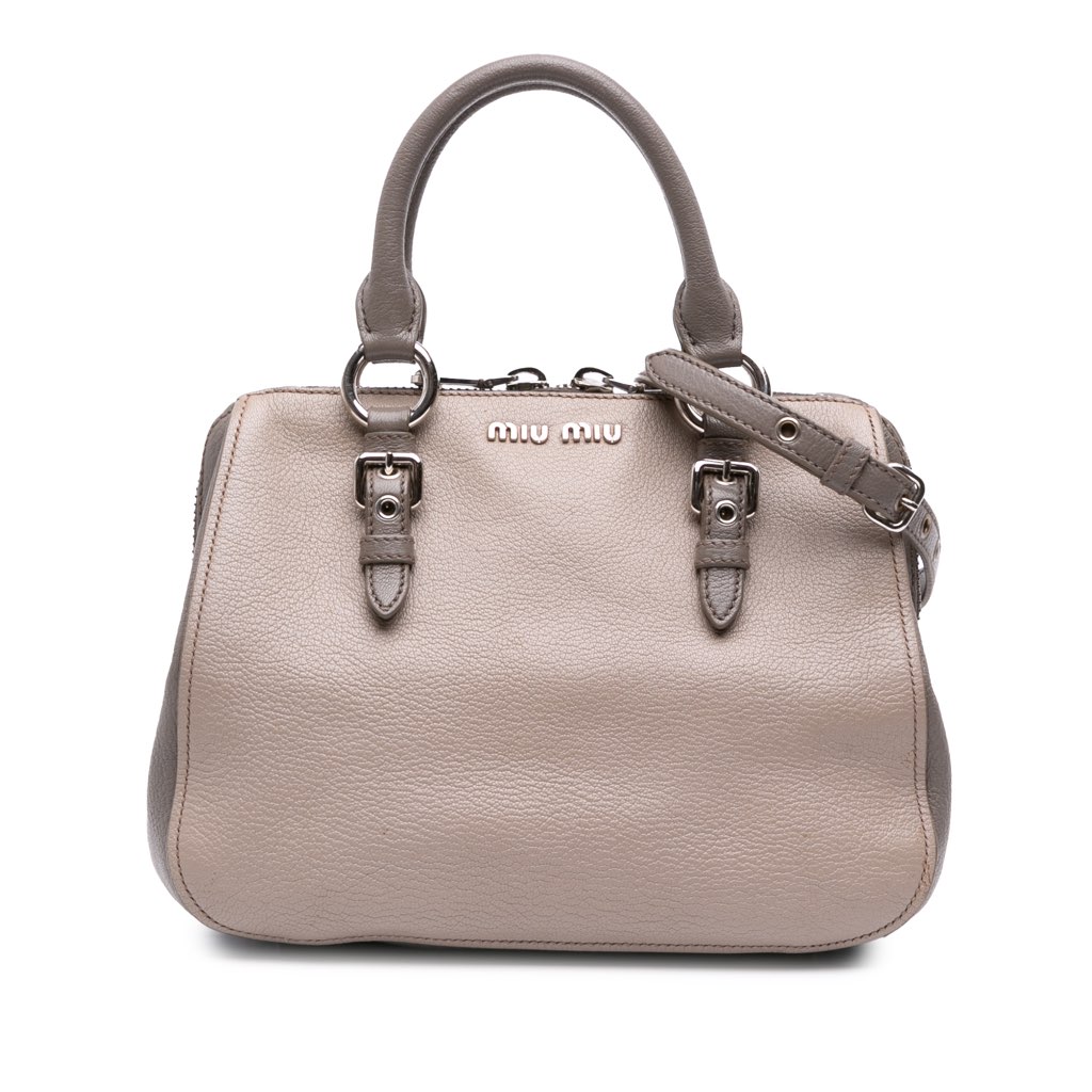 Miu Miu Leather Satchel