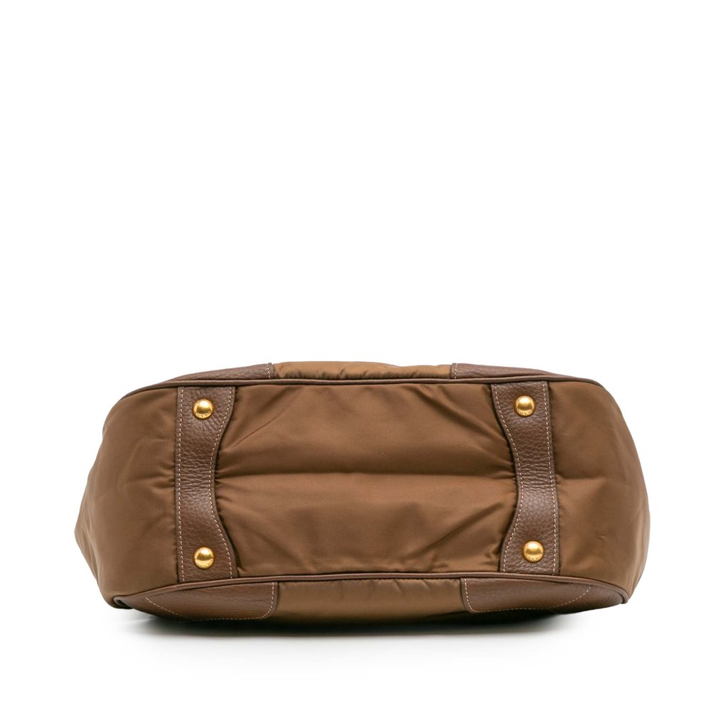 Prada Tessuto and Leather Tote - 3