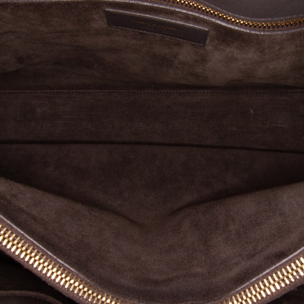 Saint Laurent Small Leather Sac De Jour Satchel - 4