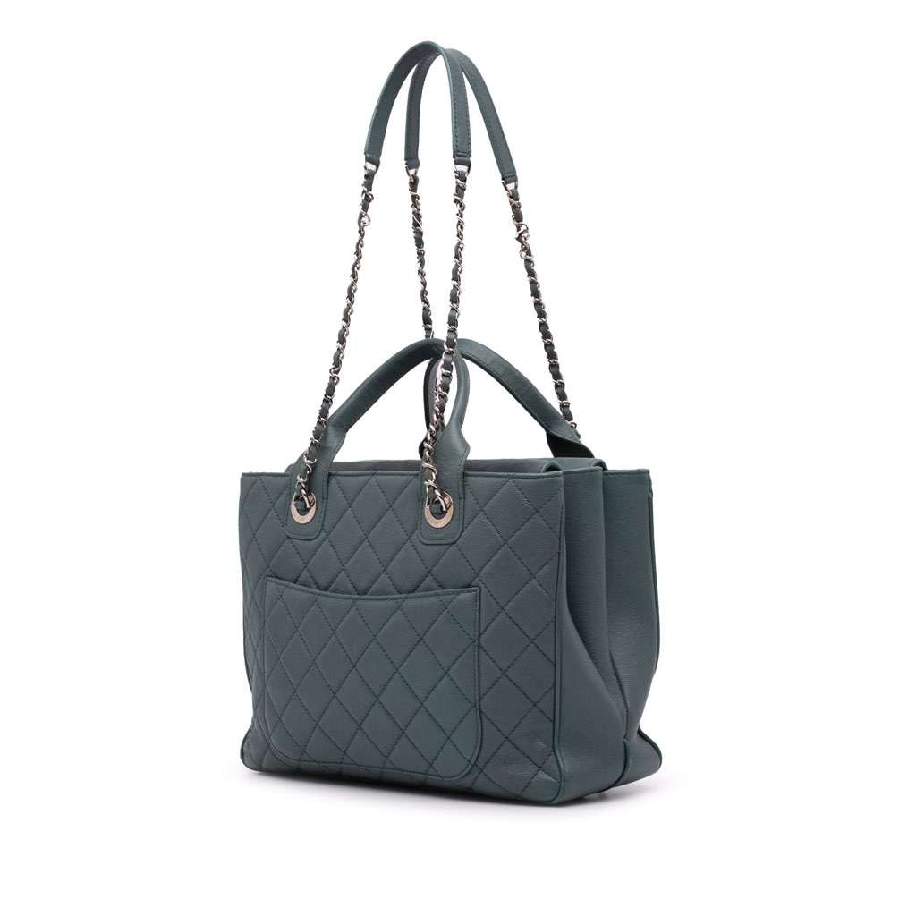 Chanel Medium Quilted Caviar Urban Companion Tote - 2