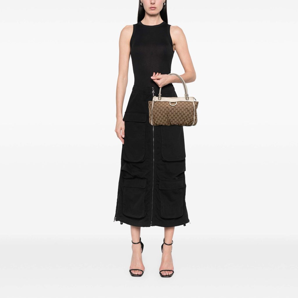 Gucci GG Canvas Abbey D Ring Tote - Image 14