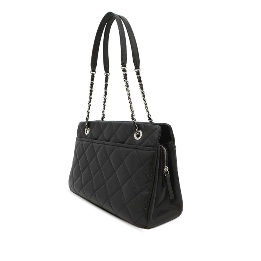 Chanel Quilted Caviar Soft Shopper Tote - 2