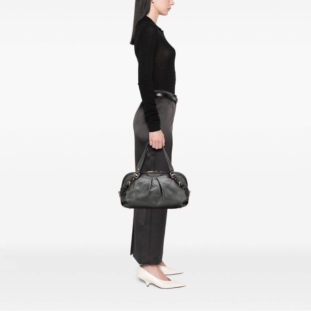 Gucci Leather Bridle Satchel - Image 13